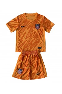 Verenigde Staten Doelman Babytruitje Uit tenue Kind Copa America 2024 Korte Mouw (+ Korte broeken)